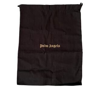 Palm Angels Black Drawstring Dust Bag Protective Cover Sleeper 13.5"x17"